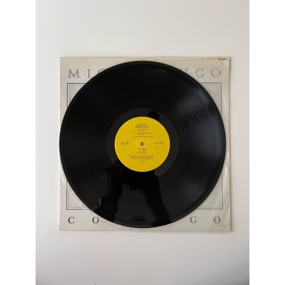 Miguel Lugo Contigo 1986 LP PCS 9971 Shrink Autographed EX - Picture 4 of 7